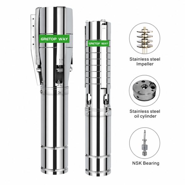 4/6 Inch AC/DC & Wide Voltage Brushless Solar Pump With S/S Impeller