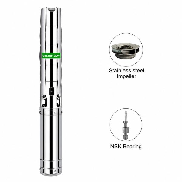 6DSC-A/D 6 Inch AC/DC Brushless Solar Pump With S/S Impeller